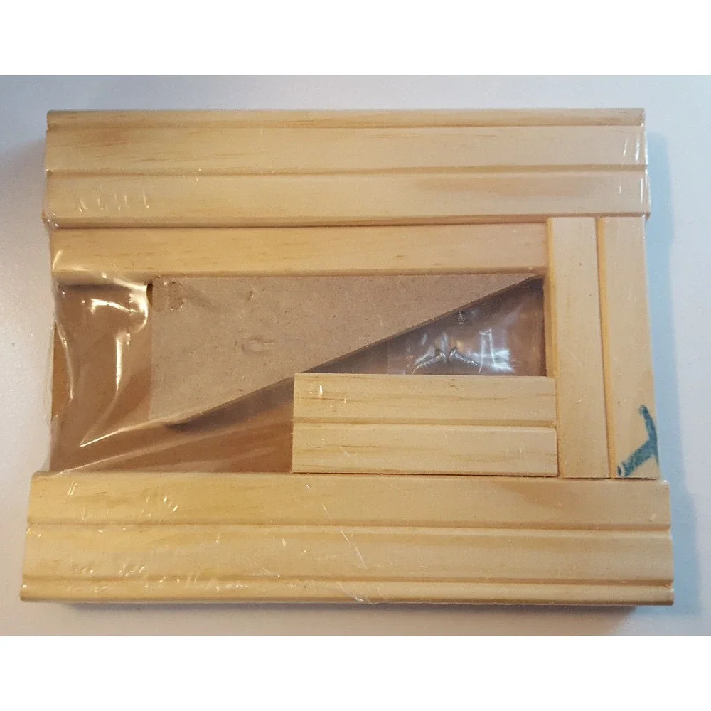 Log Picture Frame Home Depot Kids Workshop Wood Build Kit Set NEW Gift Idea DIY